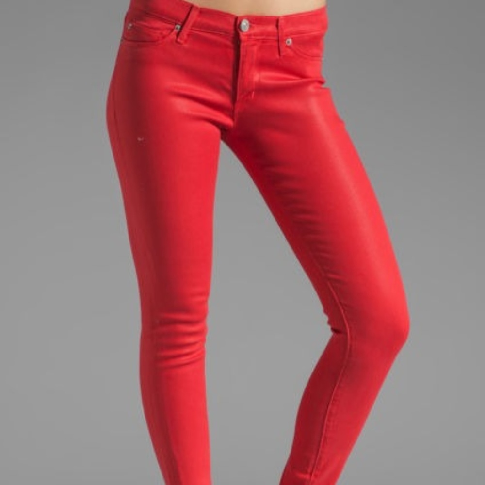Hudson Super Skinny Cherry Krista Pants